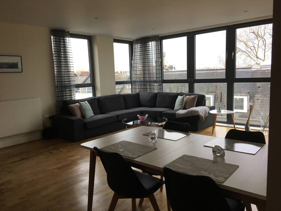 Open between kitchen and living room