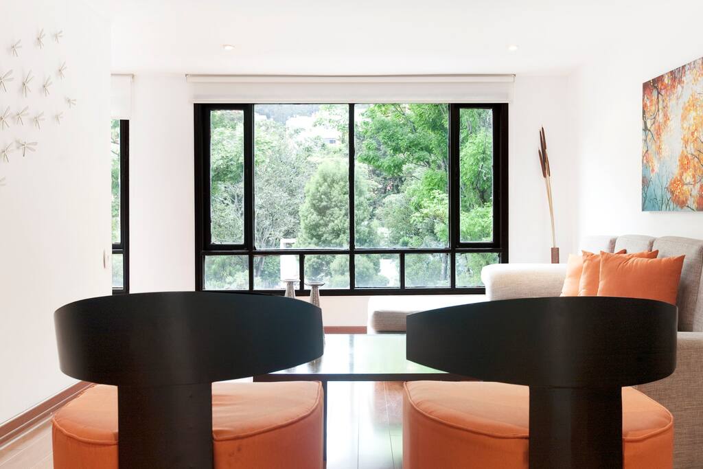 Have a seat in the armchair and enjoy the view.