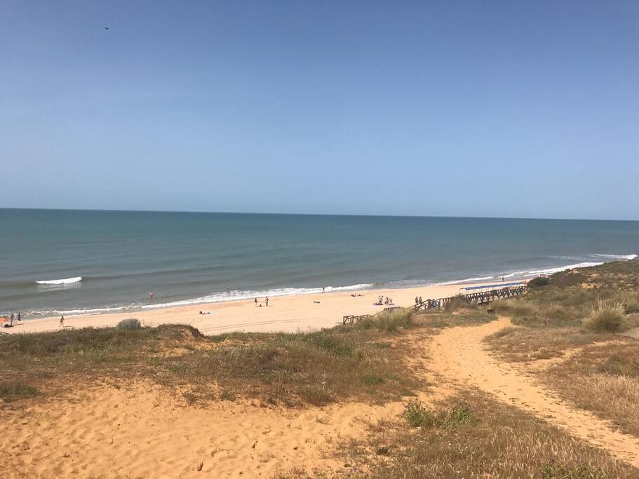 Fotografía de la playa que nos envía Carmen (huésped). Gracias!!
