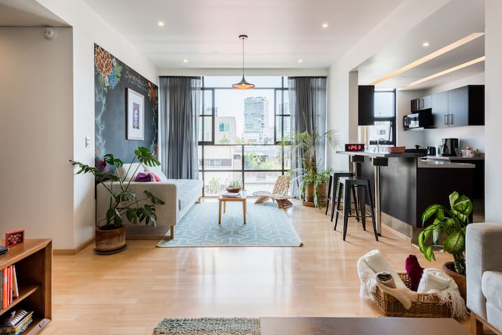 Stunning apartment with balcony in Roma Norte