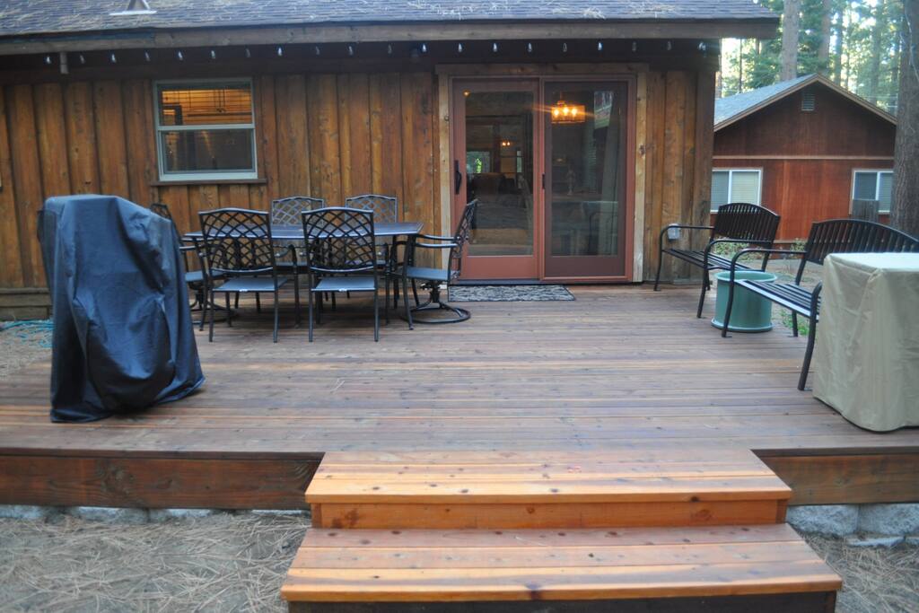 Summer out door furniture w/ Decking