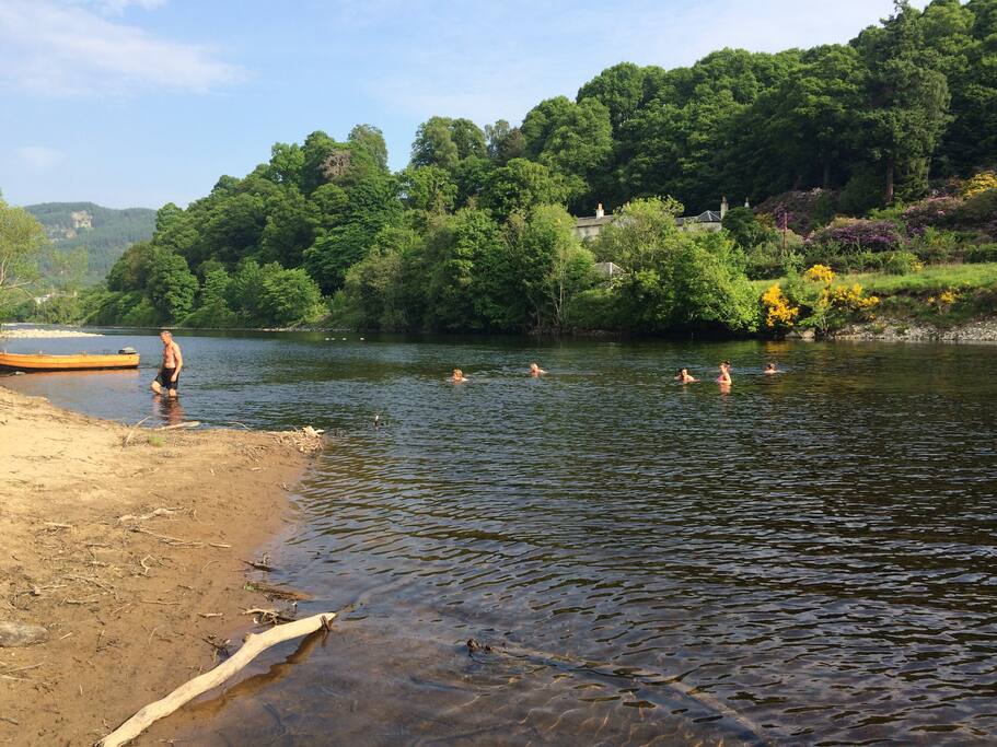 Swimming in the Tay