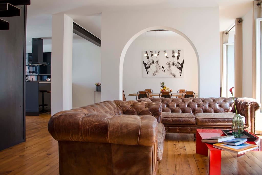 La Casa Cosy Magnétique Biarritz Les Halles Living room