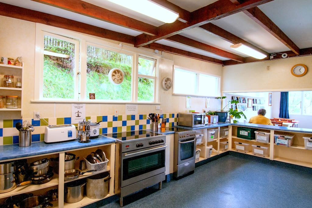 Communal self-catering kitchen