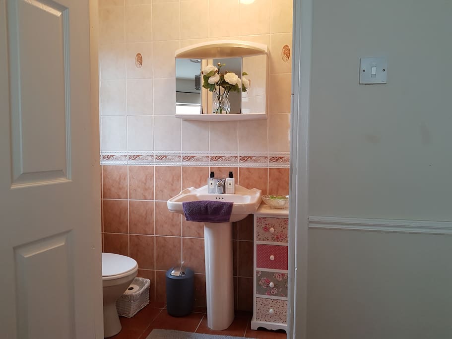 Ensuite with shower.