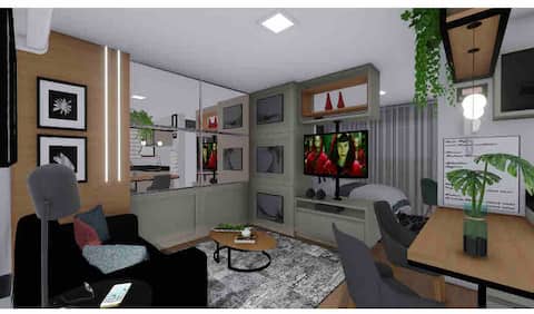 Studio LIS, lovely in the center with garage