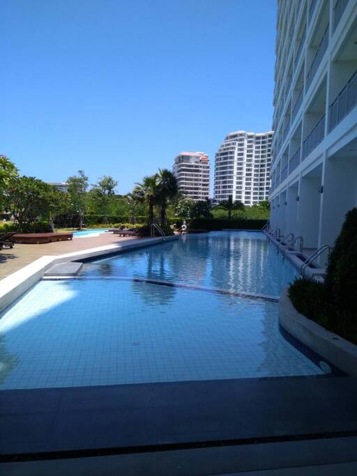 Swimming pool at Building The Legend