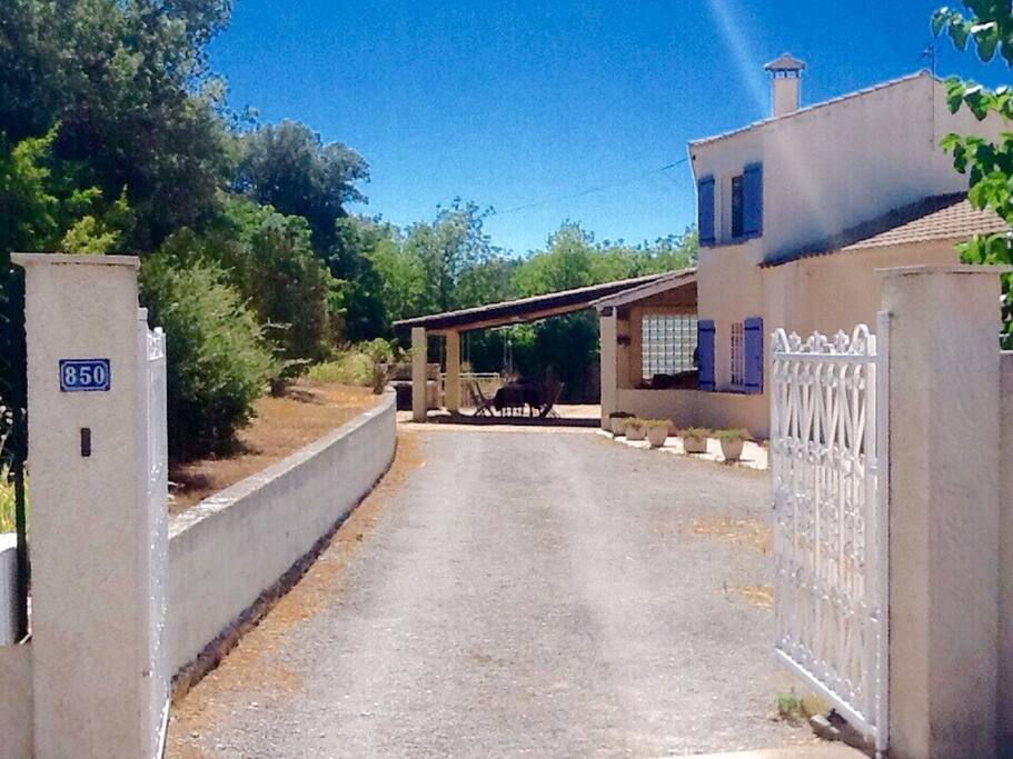 gate and property entrance