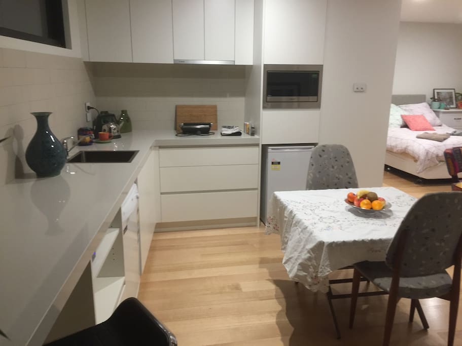 Pleasant kitchen area