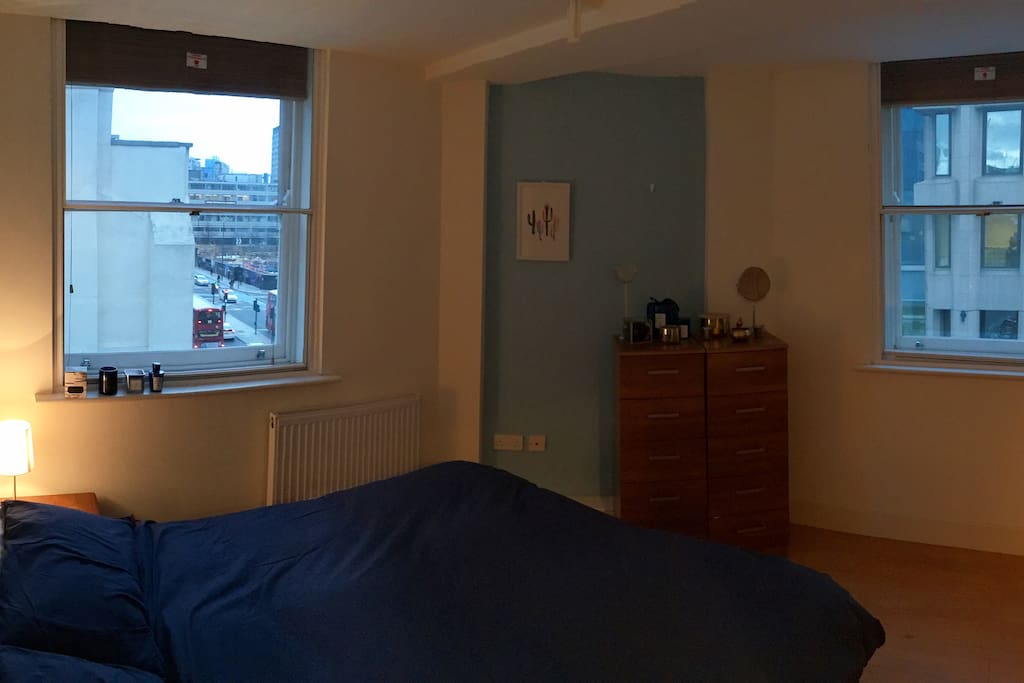 Ensuite bedroom with king size bed