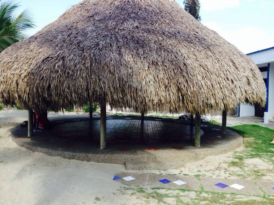 Kiosco frente a la playa