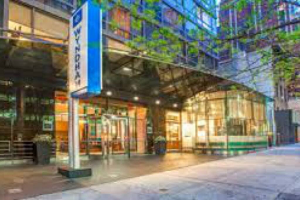 Main Entrance of Wyndham Midtown 45 NYC