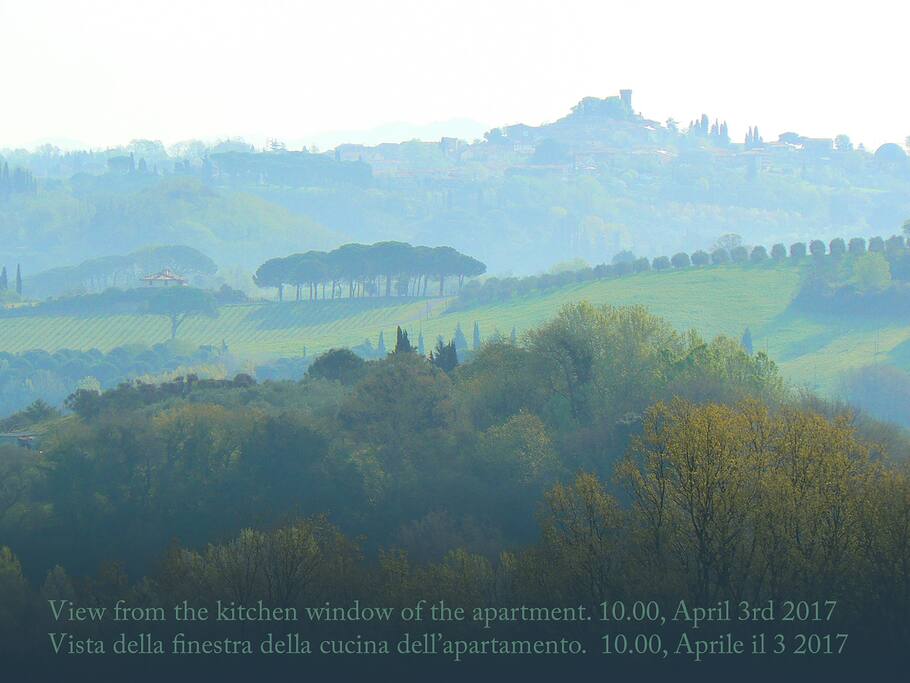 View from the apartment April 3rd 2017