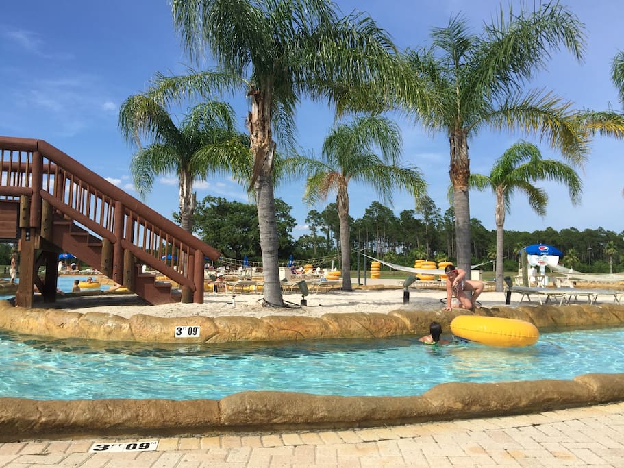 As my guest, receive free all inclusive access to The Waterpark (approx 4 miles) includes lazy river, wave pool, hammock island. Also a bar and grill onsite to purchase food and drinks.