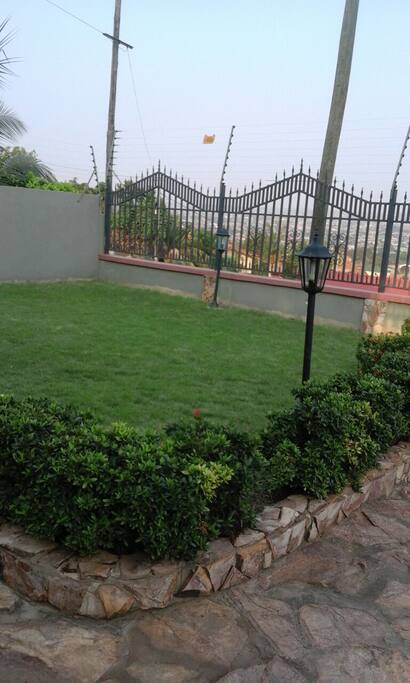 Kids outdoor play area and also great for adults to soak some sunshine