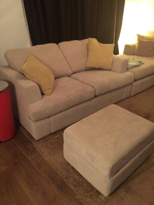 The sofa that turned into a bed