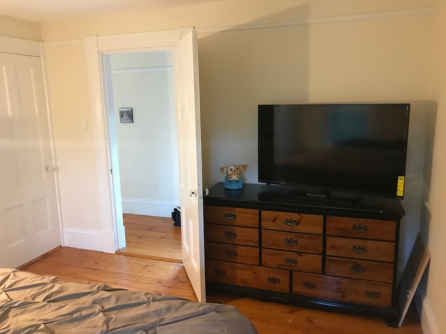 The Dresser and TV in the room