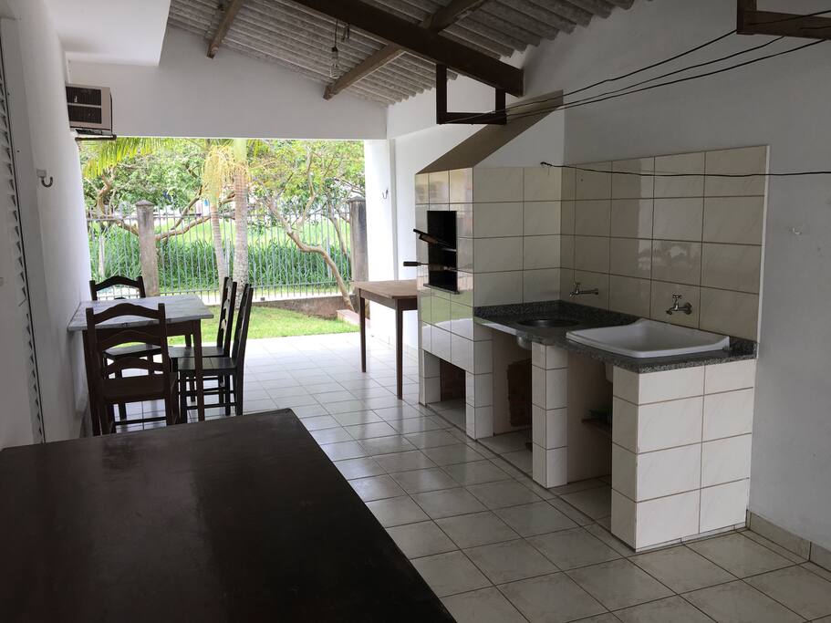 Varanda e churrasqueira - Casa nº3
