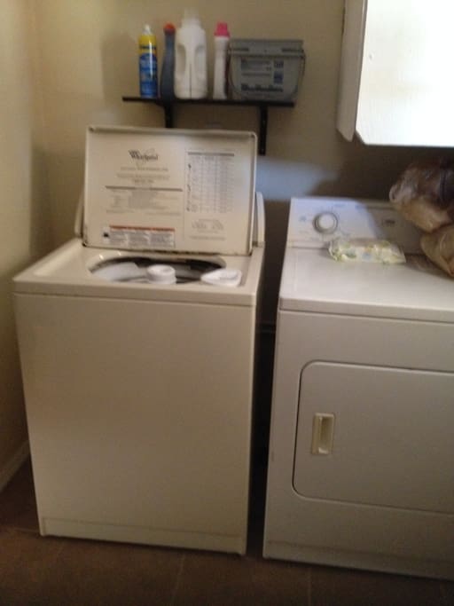 washer and dryer:)