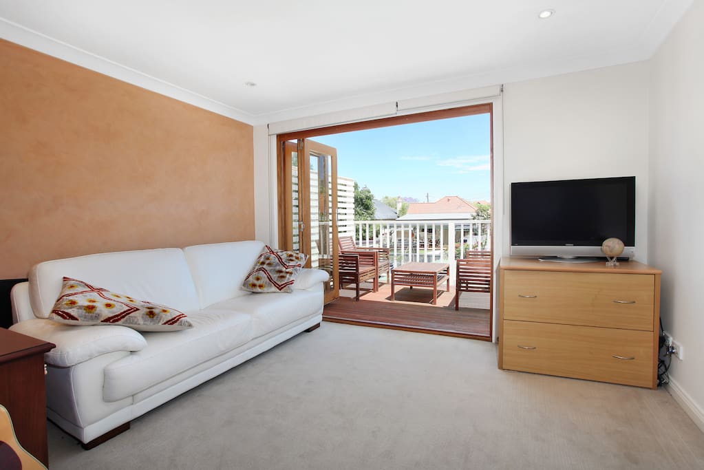 Parents retreat, study or 4th bedroom (have comfortable double bed). Room extends behind camera with nice office desk.