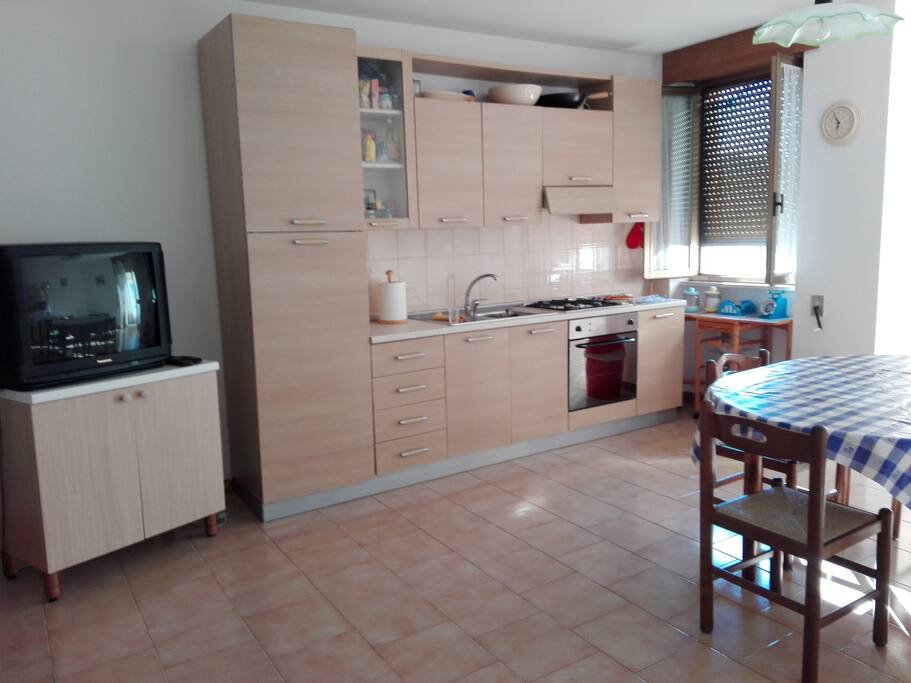 Soggiorno con cucina