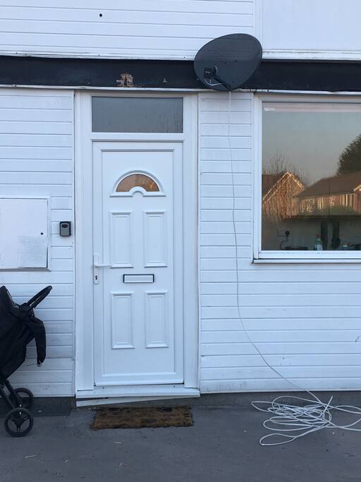 Main door and keybox