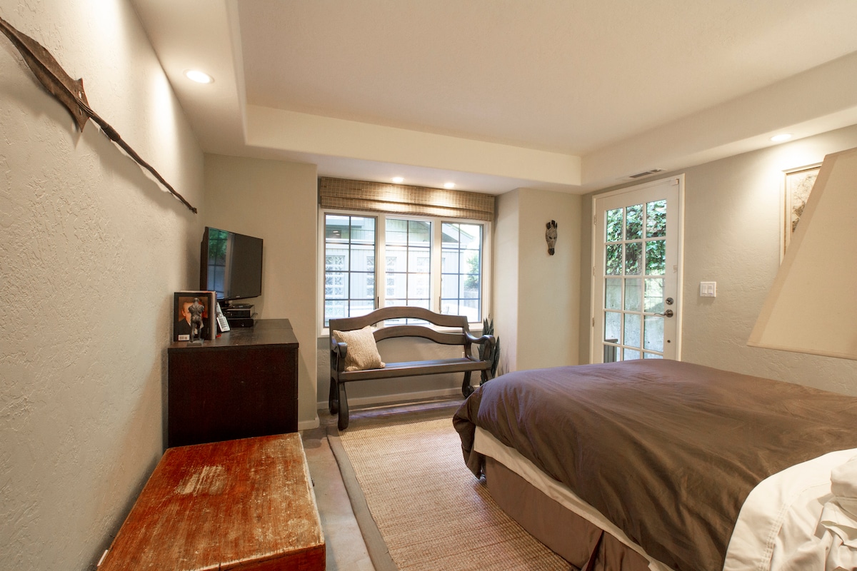 El segundo dormitorio de la casa de huéspedes.