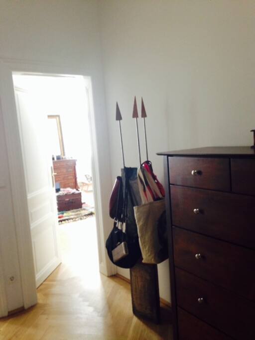 Corridor and room entrance