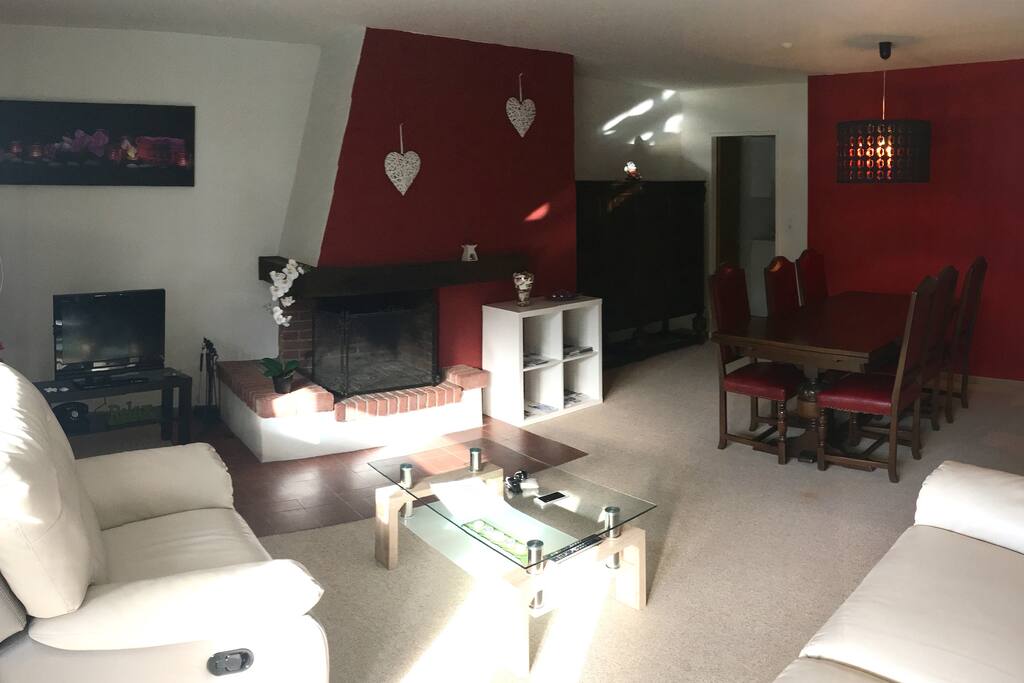 Living room + dining table