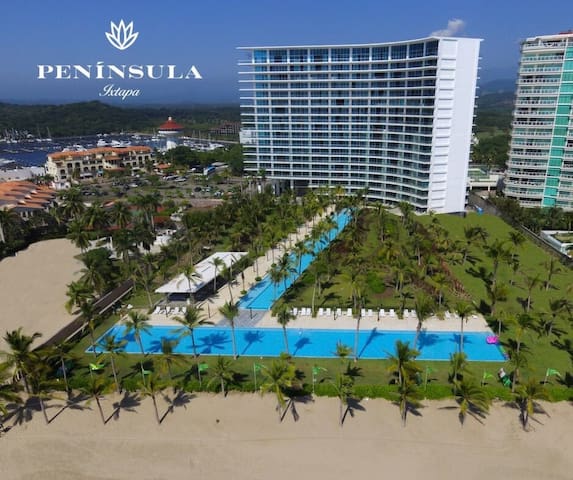 PENINSULA IXTAPA! Exclusive BeachFront Condo. NEW!