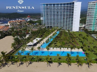 PENÍNSULA Ixtapa! Exclusive BeachFront Condo. New!