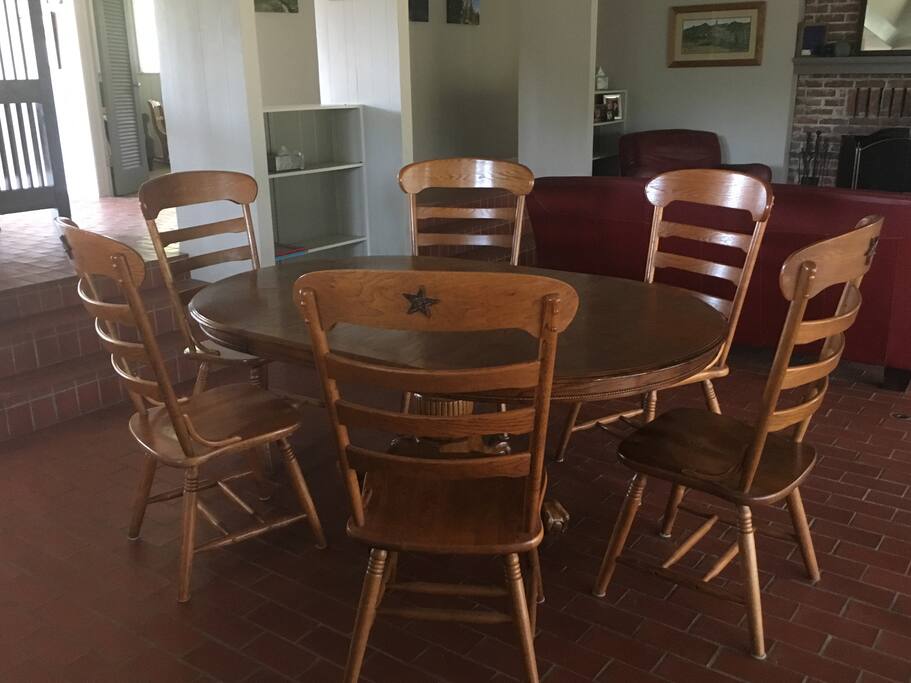...one of 2 dining tables