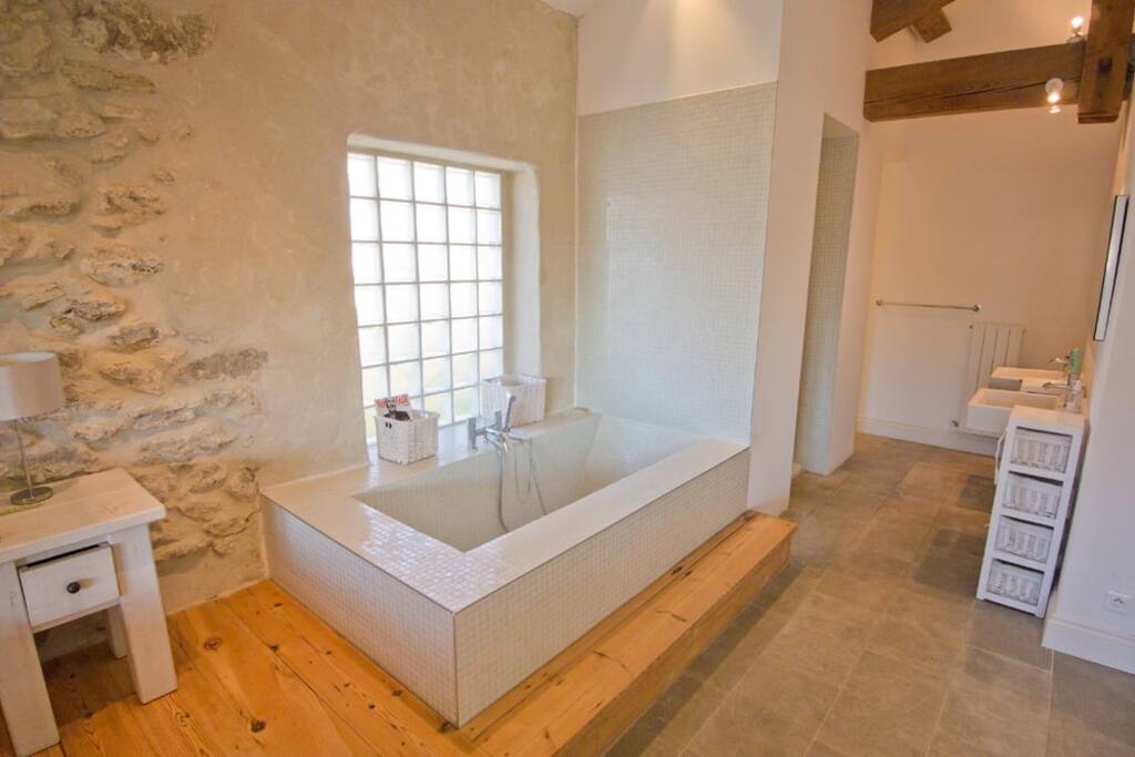 master en-suite (bath and shower)