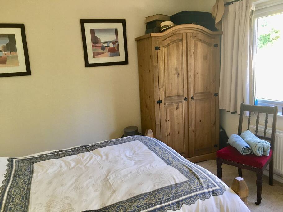 Your bedroom with garden views