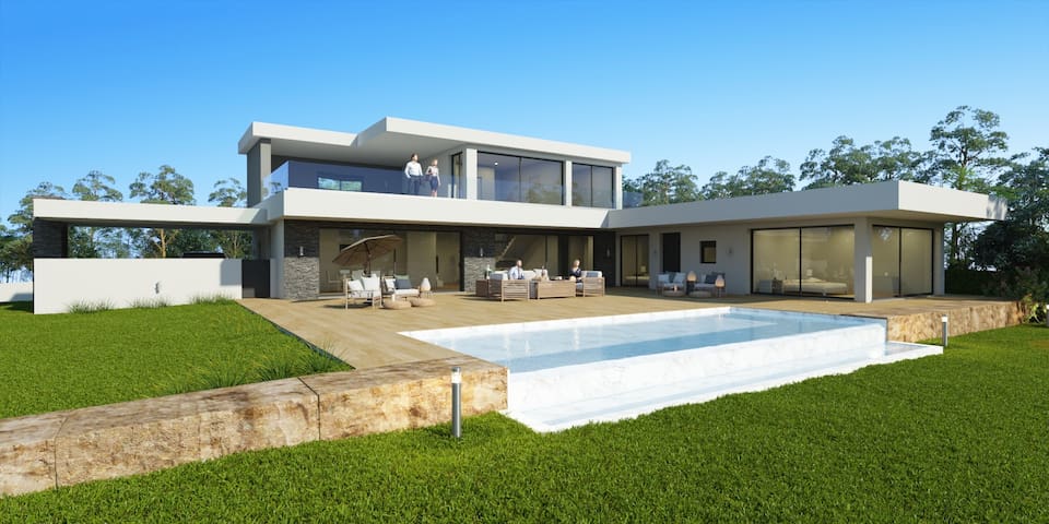 Moderne luxueuze splinternieuwe villa te Cadaval .