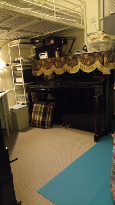 Private Room with Loft Bed (Current room setting)