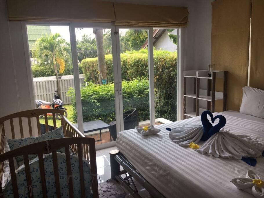 Master bedroom with cot if needed