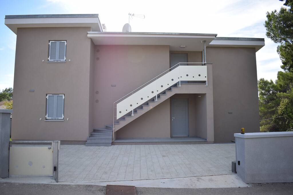 Front view of the house