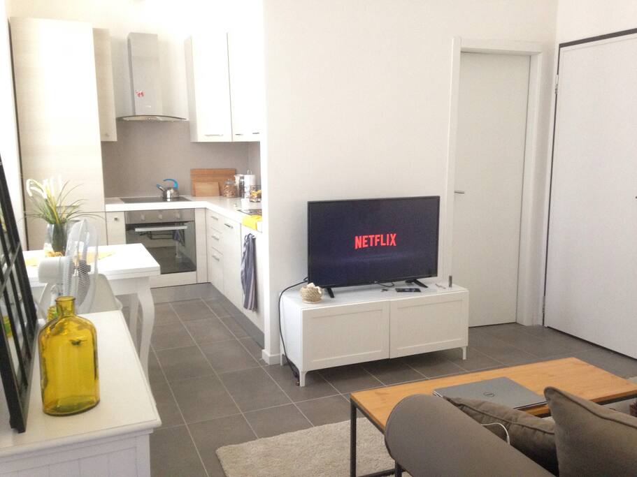 living and kitchen