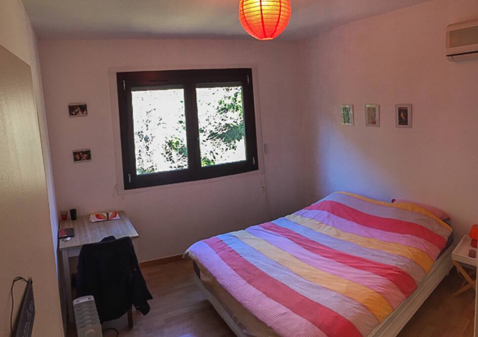 La chambre double avec et clim