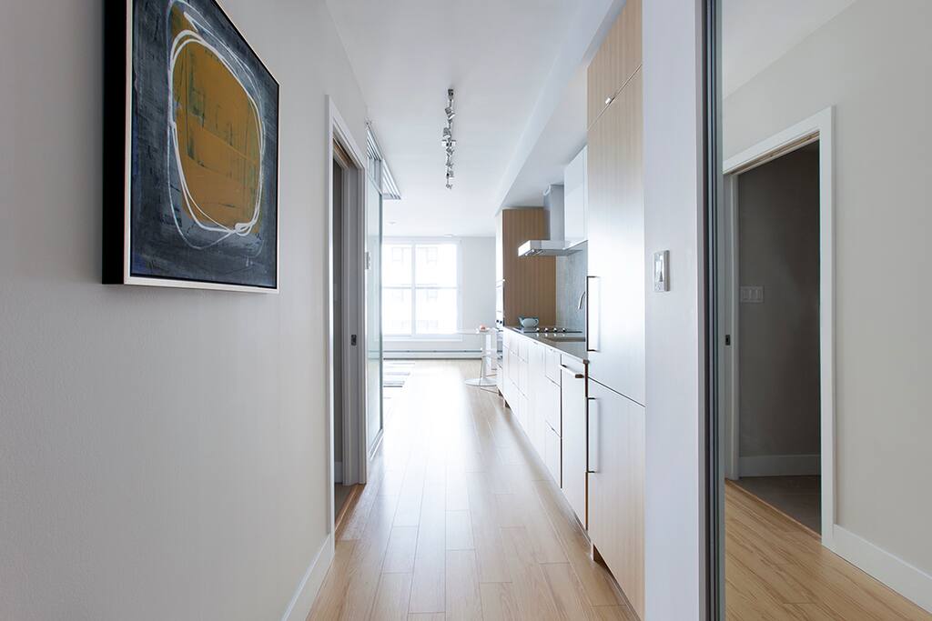 Mirrored hallway cabinets for all your storage needs!