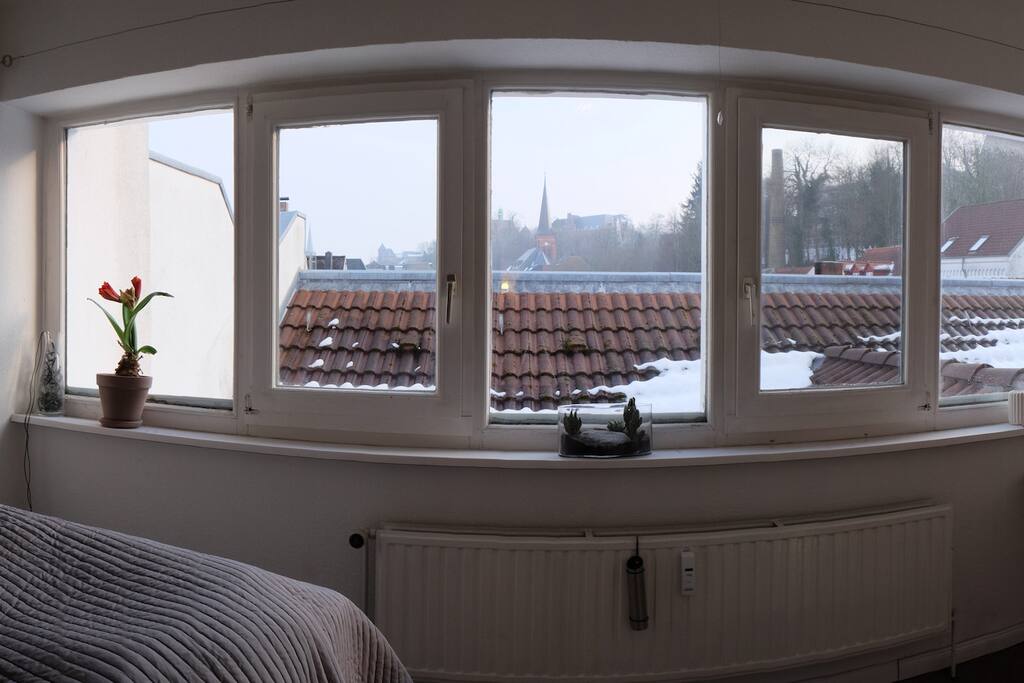 Ausblick bis Museumsberg und St. Marien