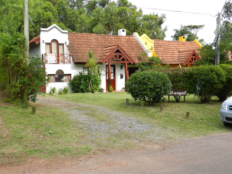 El frente de la casa
