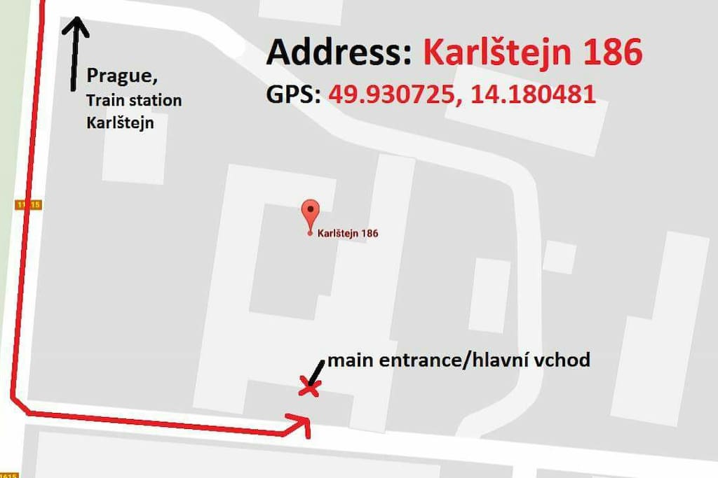 Jak se k nám dostat/How you can reach us farm!
