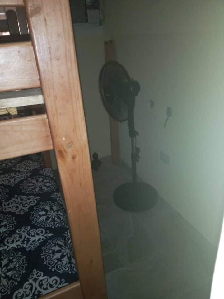 2ème chambre avec lit superposé et matelas 