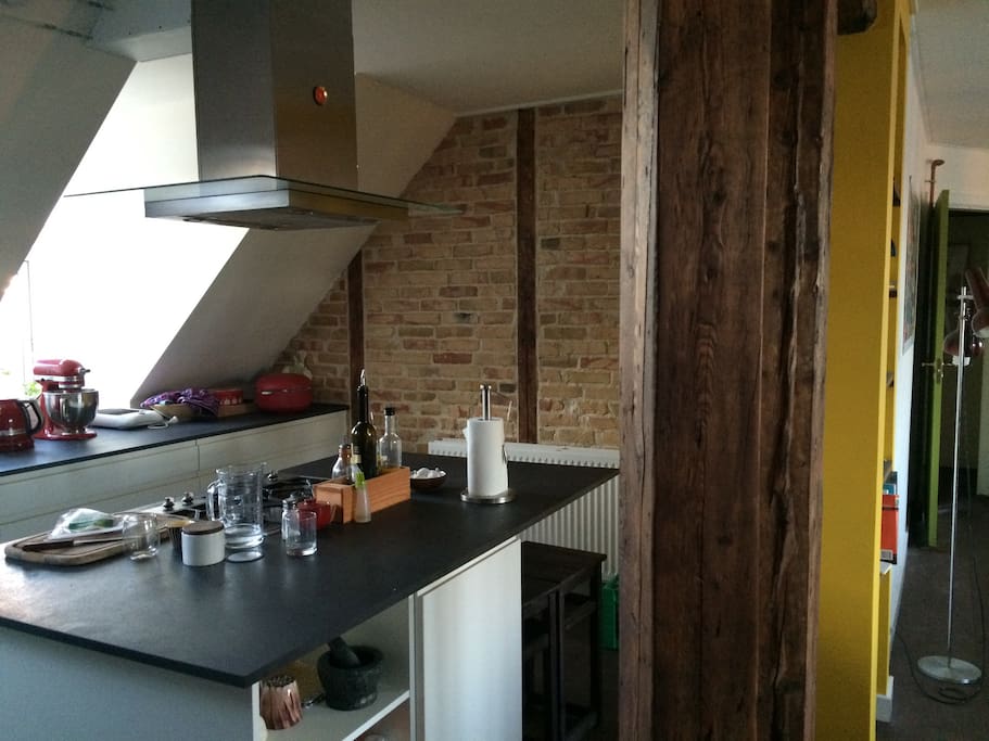 Kitchen/2 - The kitchen is equipped with all you might need, including dishwasher, oven, gas fires, kettle, food processor, washing machine and all kind of kitchen utensils