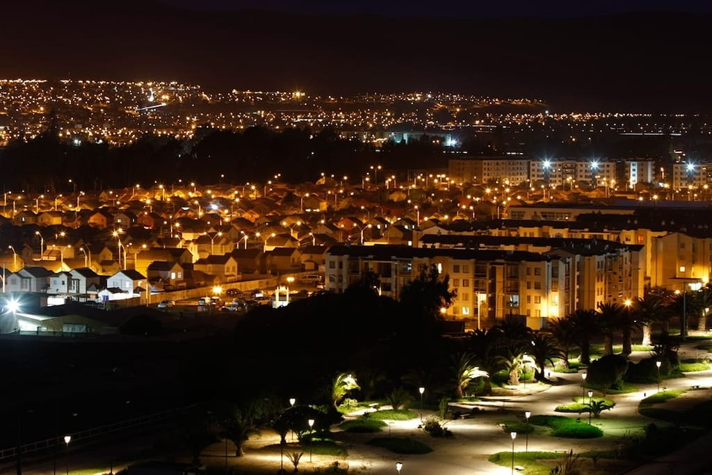 Hermosa vista nocturna