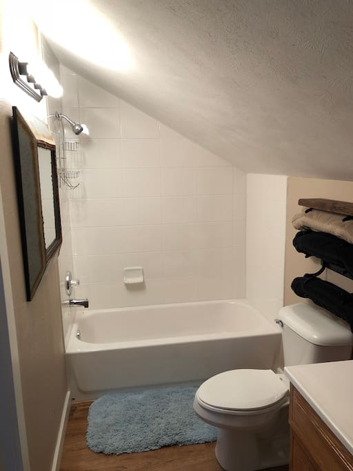 Second floor, Private guest bath,