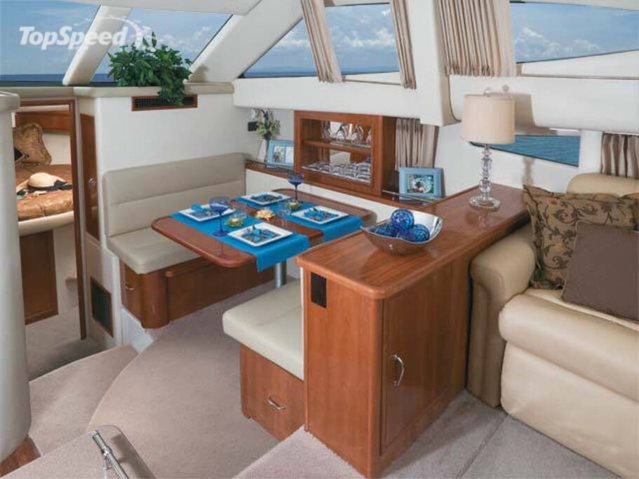 We removed carpeting. Carpet and boats don’t mix.