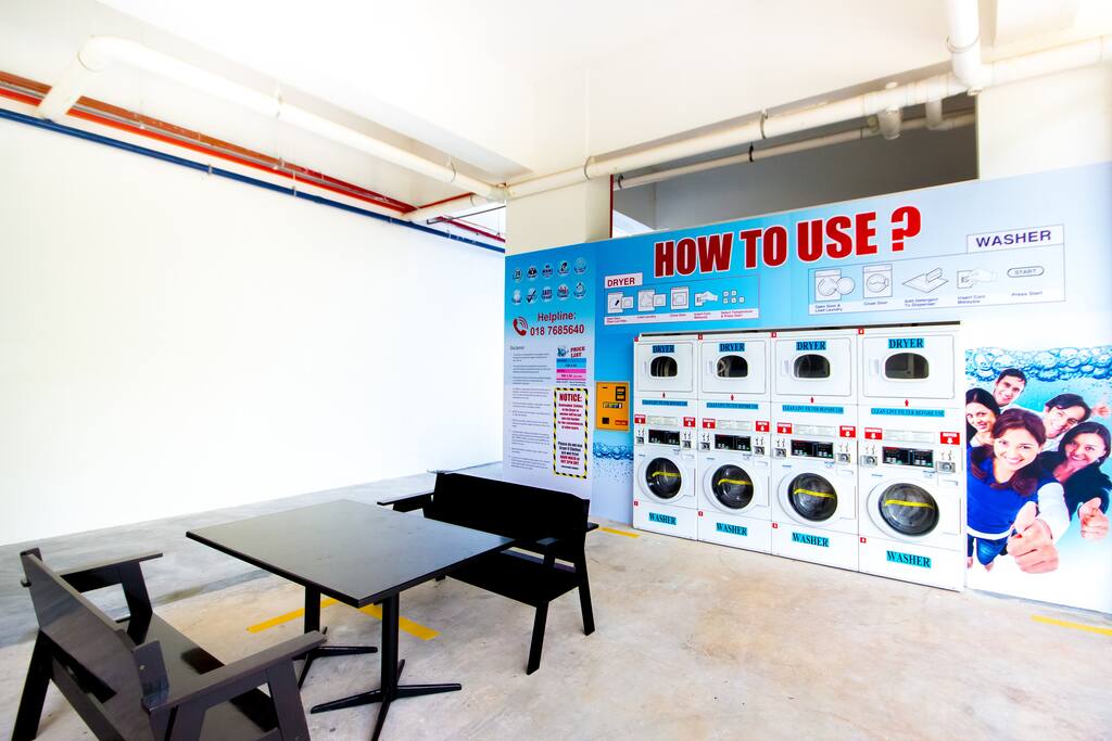Coin-operated laundry machines (washer & dryer) in the House
